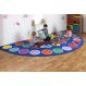 Rainbow Semi-circle Carpet | Classroom Furniture | Creative Activity
