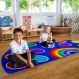 Rainbow Semi-Circle Mat L150 x W300cm | Classroom Furniture | Creative Activity