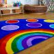 Rainbow Semi-Circle Mat L150 x W300cm | Classroom Furniture | Creative Activity