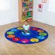 Emotions Faces Interactive Circular Carpet | Classroom Furniture | Creative Activity