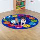 Emotions Faces Interactive Circular Carpet | Classroom Furniture | Creative Activity