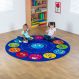 Emotions Faces Interactive Circular Carpet | Classroom Furniture | Creative Activity