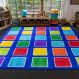Rainbow Placement Floor Mat Large Square | Classroom Furniture | Creative Activity