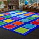 Rainbow Placement Floor Mat Large Square | Classroom Furniture | Creative Activity