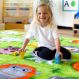 3m x 3m Wild Animals Square Placement Rug | Classroom Furniture | Creative Activity