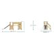 Double Deck Unit 01 Timber Tower | Outdoor Play | Creative Activity