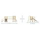 Double Deck Unit 02 Timber Tower | Outdoor Play | Creative Activity