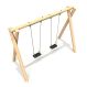 Timber Swing Range - 2 Flat Seats | Outdoor Play | Creative Activity
