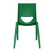 EN ONE Posture Classroom Chair 460mm Bottle Green
