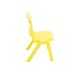 Titan One Piece Chairs Yellow Seat height 260mm | Creative Activity