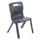 Titan One Piece Chairs Charcoal Grey Seat height 350mm | Creative Activity