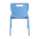 Titan One Piece Chairs Sky Blue Seat height 380mm | Creative Activity