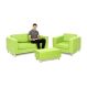 Quilted Vinyl Sofa Range Stool | Sensory Furniture | Creative Activity