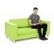 Quilted Vinyl Sofa Range Sofa | Sensory Furniture | Creative Activity