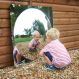 Giant Single Dome Acrylic Mirror Panel - 780mm | Multi Sensory Environments | Creative Activity