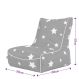 Star Print Lounger Bean Bag | Multi Sensory Environments | Creative Activity