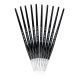 White Synthetic Sable Brushes Size 0 - Pack of 10 | Educational Resources - Art & Craft | Creative Activity