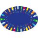 Oval Pencils Alphabet Carpet | Creative Activity