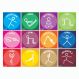 Sensory Circuit Yoga Mats Set 12 | Sensory Circuits | Creative Activity