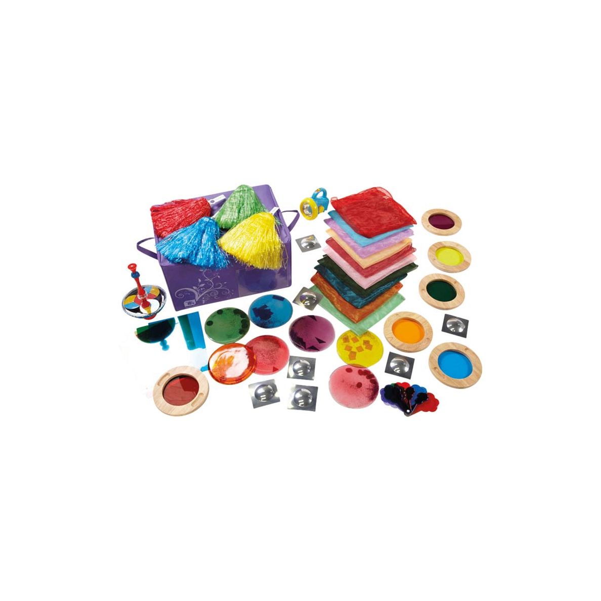 Light and Colour Experiments Grab and Go Kit | Educational Resources ...