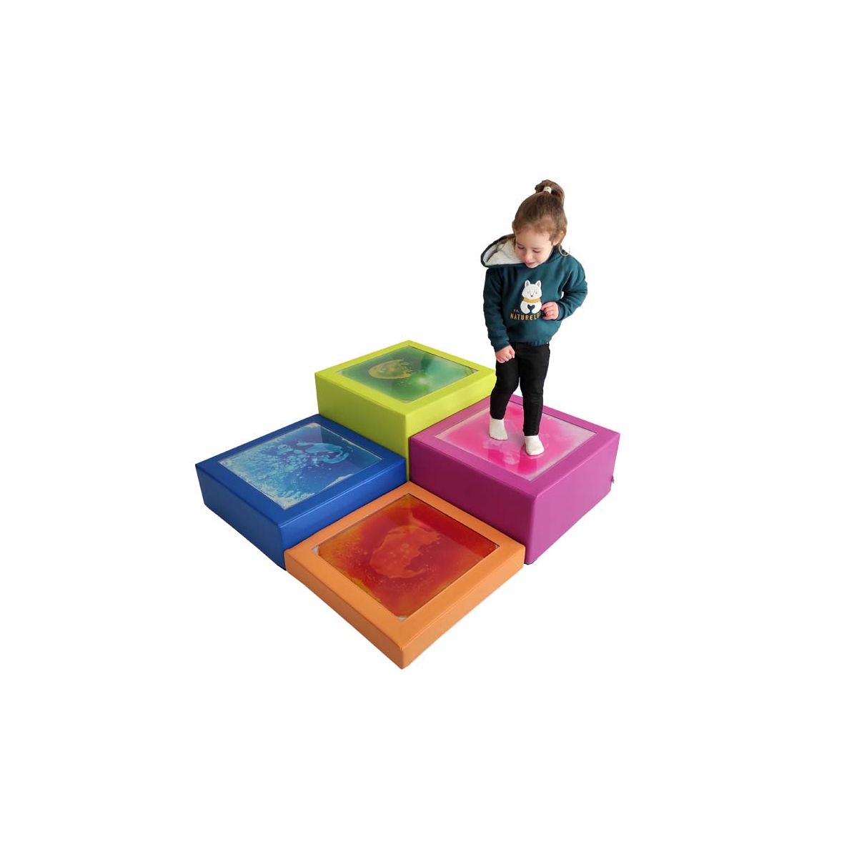 Sensory Liquid Floor Tile Stepping Stones | Multi-Sensory Environments ...