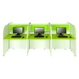 Triple Double Sided Study Booth | Classroom Furniture | Creative Activity