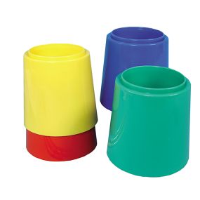 Non-Spill Stable Plastic Water Pots 4pk