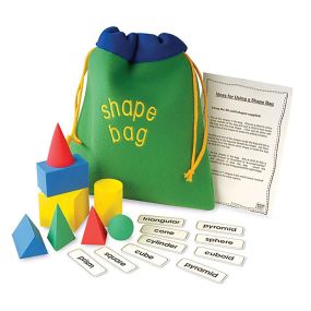 3D Foam Geometric Shapes Bag 8pcs