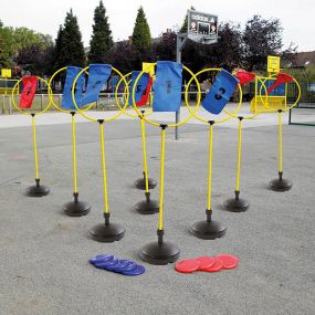 Outdoor Disc Target Course Game