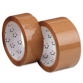 Brown Parcel Tape Rolls 50mm x 66m