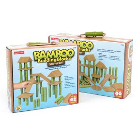 Bamboo Building Blocks 42pk