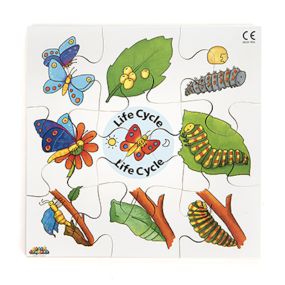Frog, Duck, Butterfly and Tree Life Cycle Jigsaws
