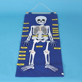 Fabric Skeleton Wall Hanging