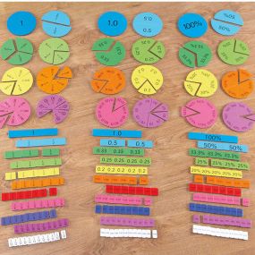 Magnetic Fraction Tiles 318pcs Bundle Deal | Creative Activity
