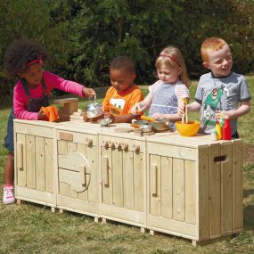 The Outdoor Wooden Role Play Kitchen