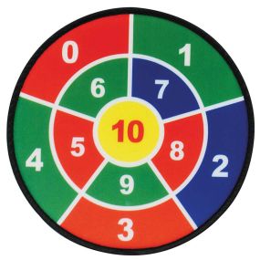 Number Dartboards Adhesive Balls and Targets 3pk