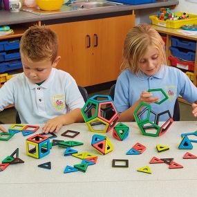 Magnetic Polydron Platonic Solids Class Set