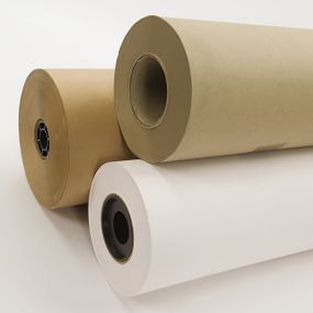 Brown Ribbed Craft Paper Roll 900mm x 250m