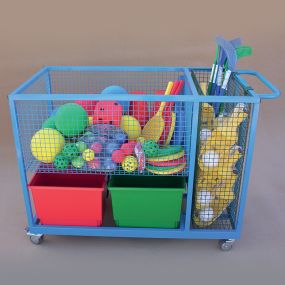 Heavy Duty Sports Storage Trolley