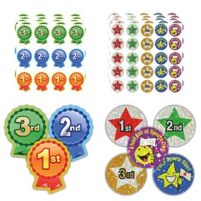 Sports Day Stickers 185pk