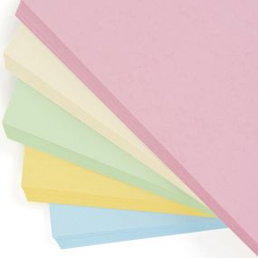 Pastel Card Assorted 200 Micron A4 200pk