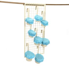 Hanging Storage Buckets Buckets, Frame & Covers