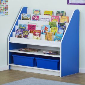 Valencia Front Facing Book Storage Blue