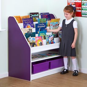 Valencia Front Facing Book Storage Purple