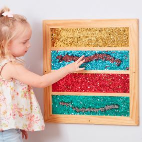 Mark Making Sequin Stripe Board