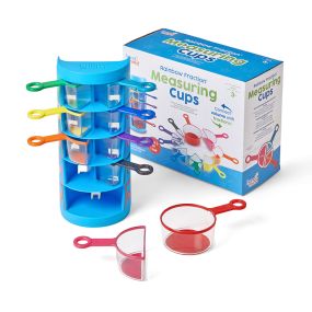 Learning Resources Rainbow Fraction Measuring Cups | Creative Activity