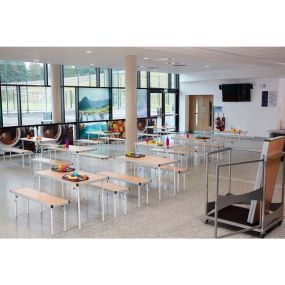 Fast Fold Folding Dining Bench Beech H330mm L1220mm