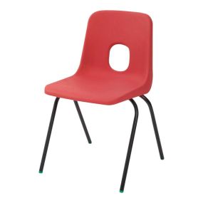 Hille Series E Shell Chair Seat height 460mm Red