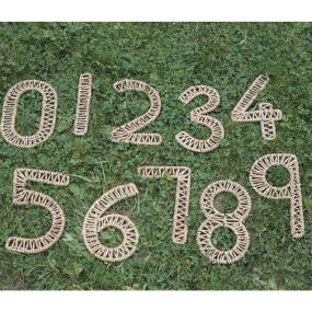 Fine Motor Weaving Numbers 0-9