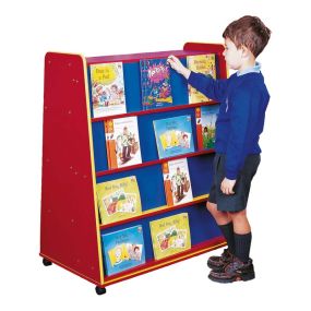 Profile Mobile Book Storage Unit with 6 Compartments